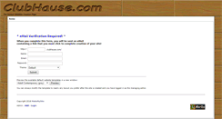 Desktop Screenshot of makemysite.clubhause.com