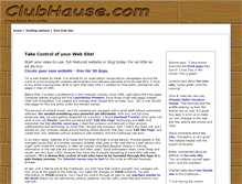 Tablet Screenshot of aol.clubhause.com