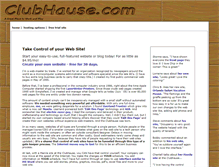 Tablet Screenshot of clubhause.com
